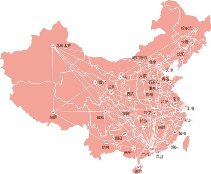 Main line transport network